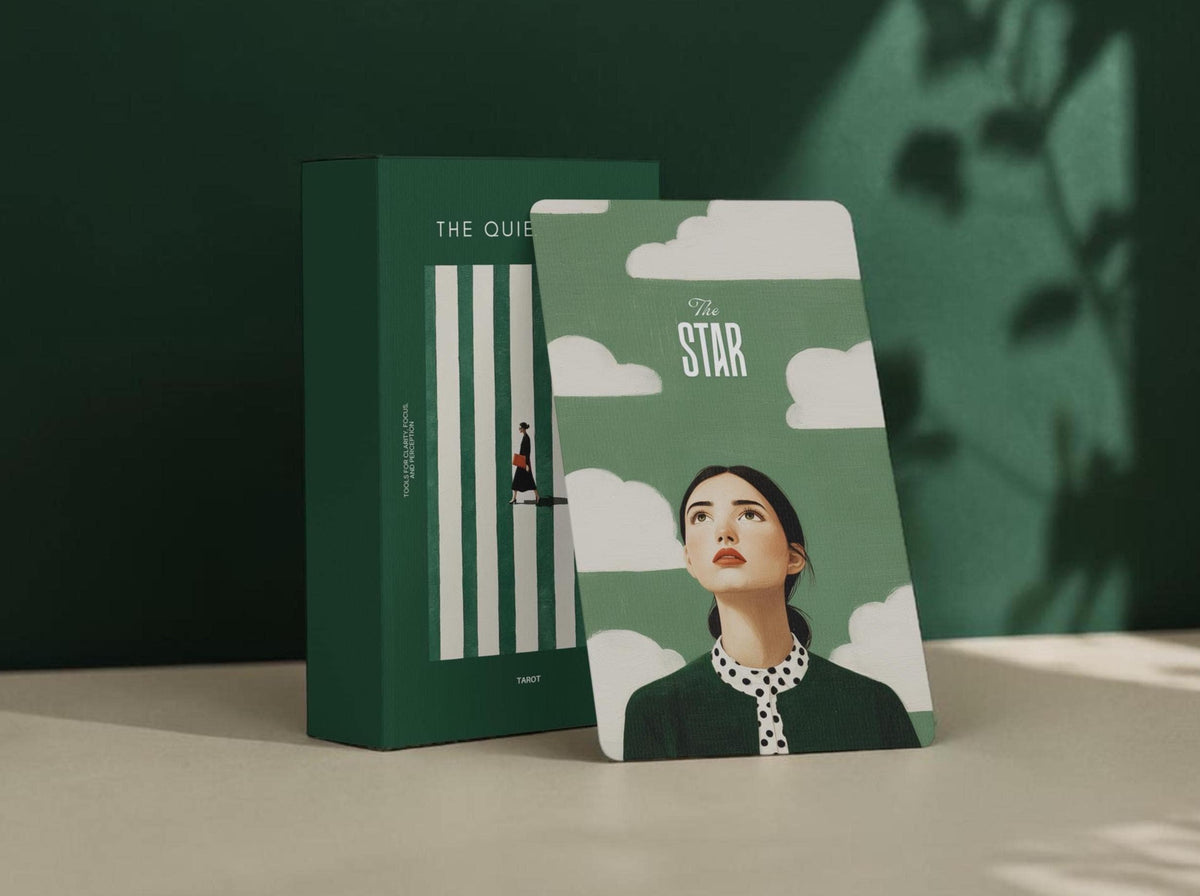 The Quiet Mind Tarot: Minimal Rider-Waite Deck for Intuitive Readings  • Limited First Edition