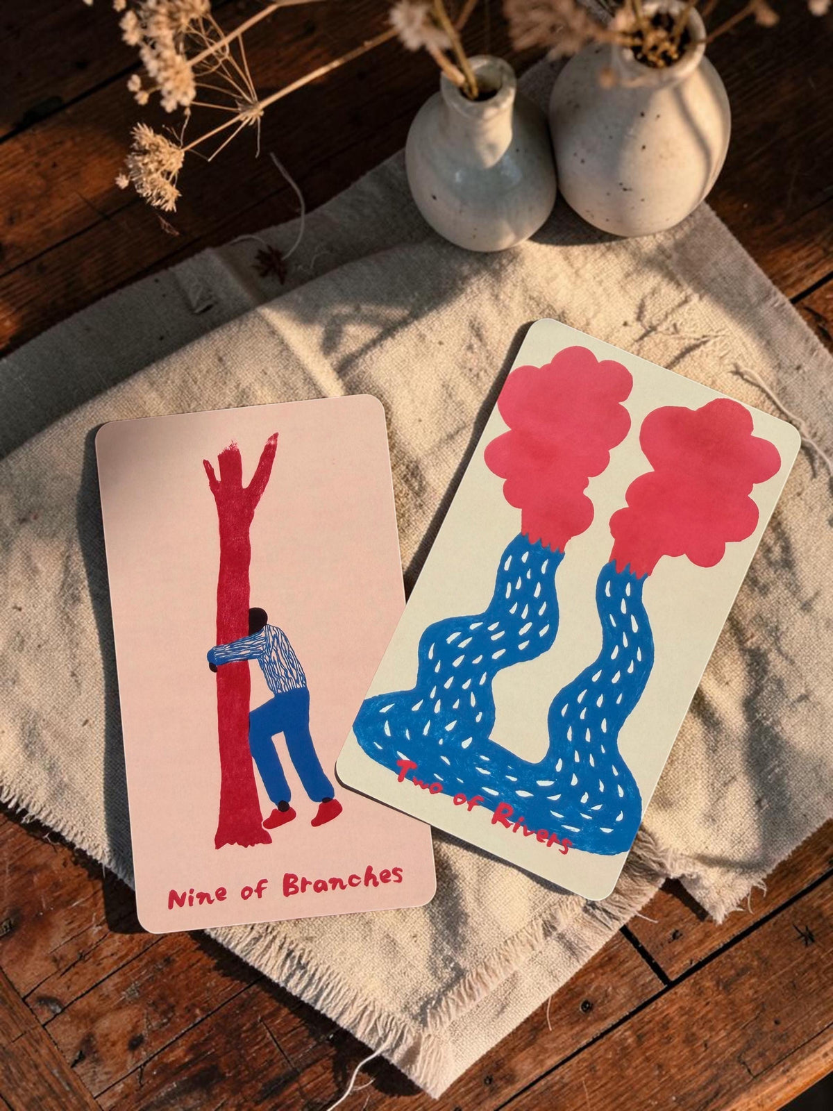 Hidden Bloom Tarot: Minimalist Rider–Waite Deck  • Limited First Edition