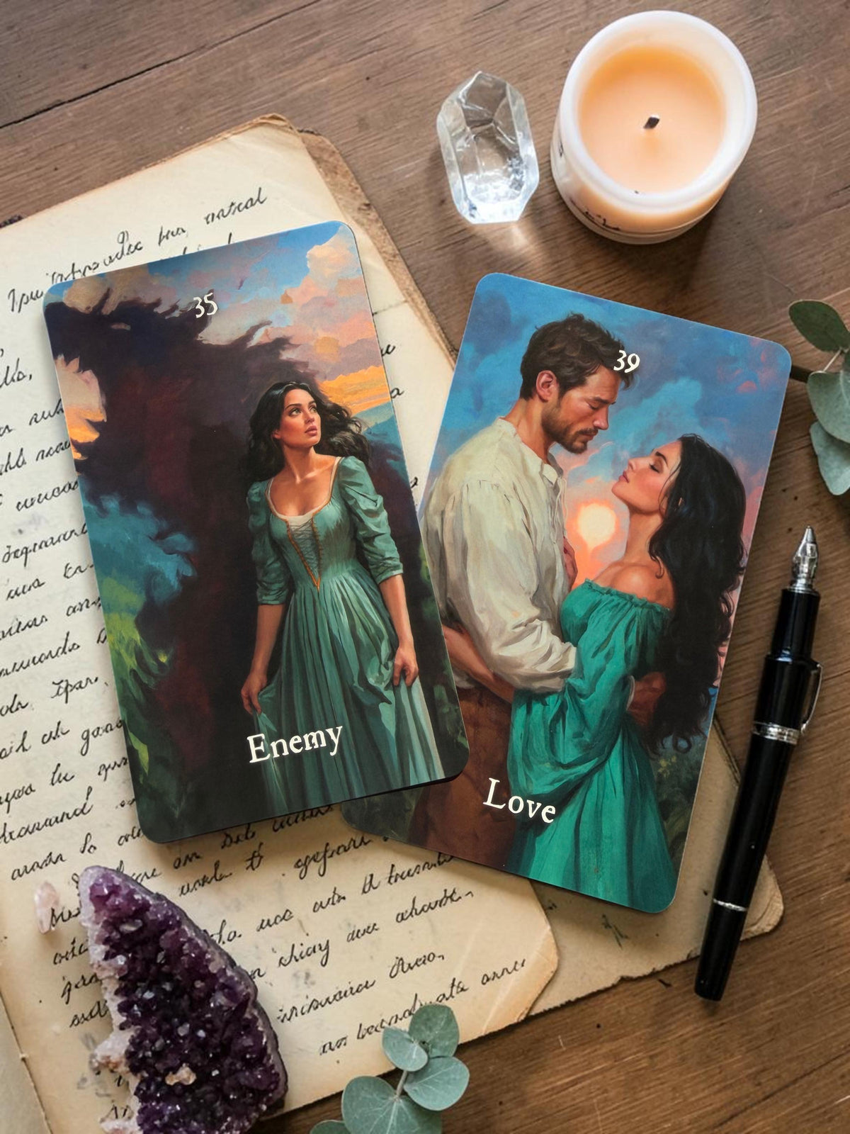 Paths of Love Oracle Deck: Relationship Cards, First Edition