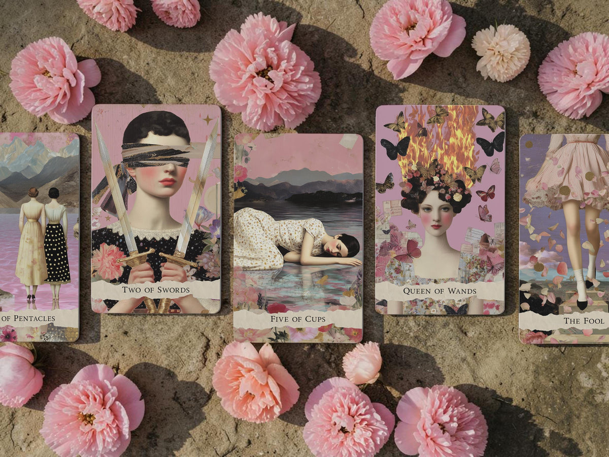 Vintage Oddity Tarot Deck: Surreal Rider-Waite Interpretation  • Limited First Edition